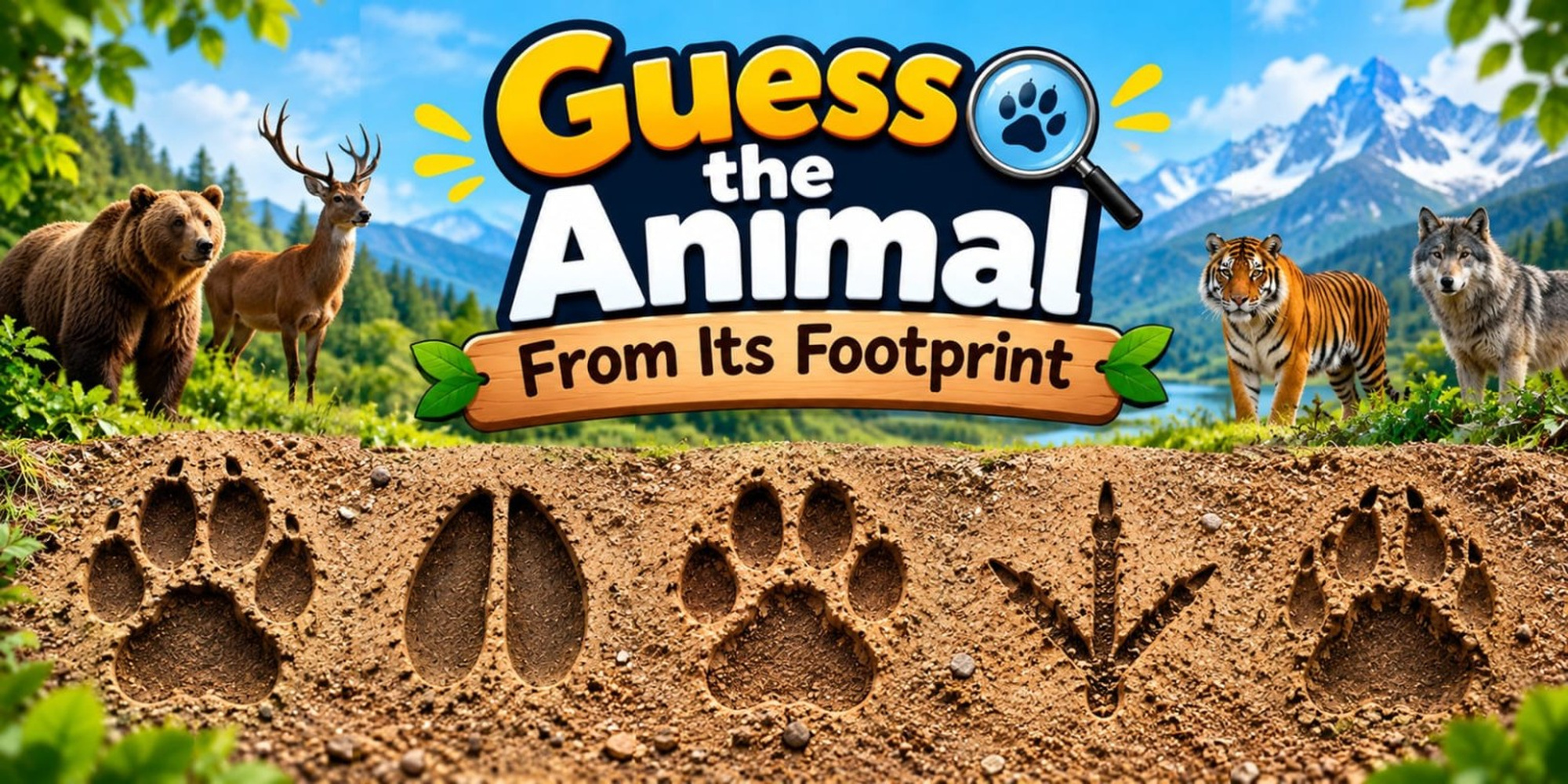  Guess the Animal From Its Footprint 