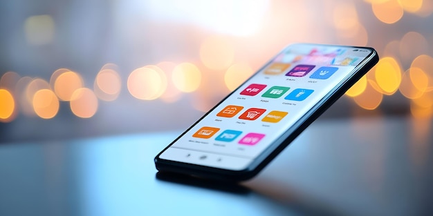Mobile apps logos 