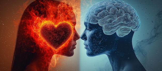 Battle Within: Mind🧠 vs. Heart❤️‍🔥