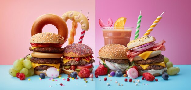 Healthy Food vs Junk Food