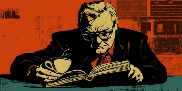 The famous writer 