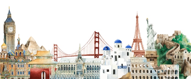 Famous landmarks 