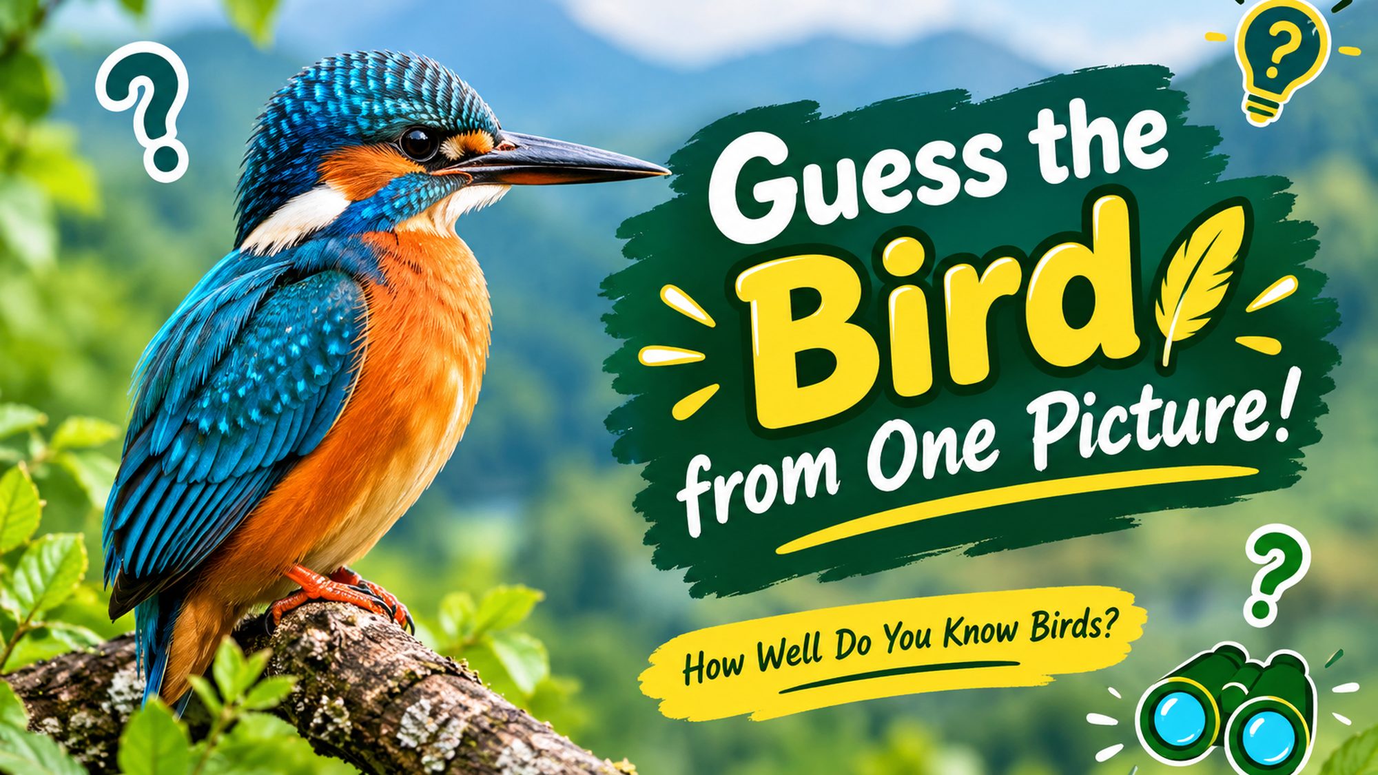 Guess the Bird from One Picture! |