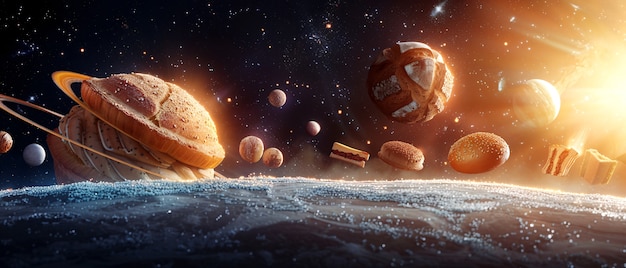 The solar system and the universe