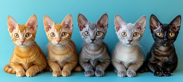 Cat breeds from different countries 