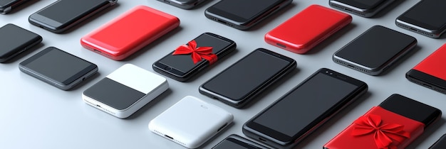 Identify the famous mobile phones brand by their box