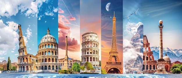 Famous landmarks 🌍🗼