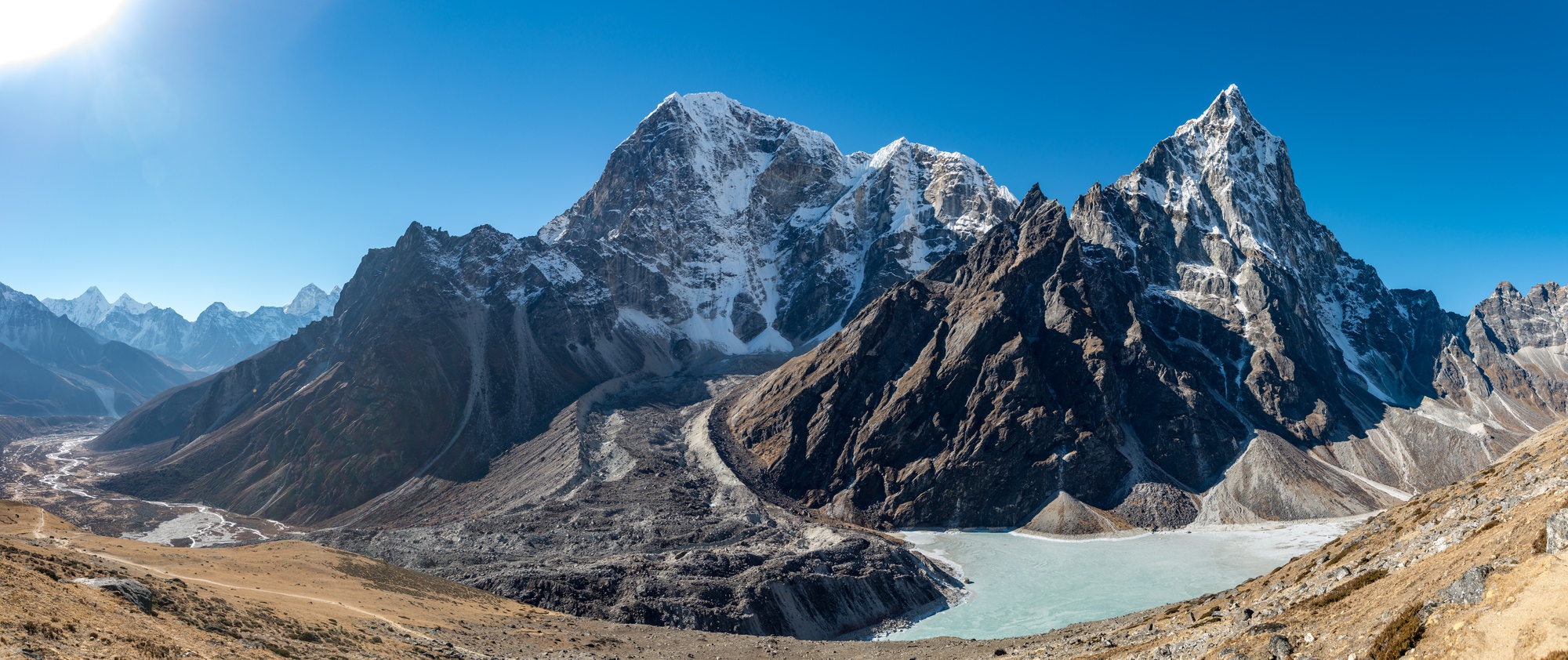 The mountains of Nepal: the roof of the world.