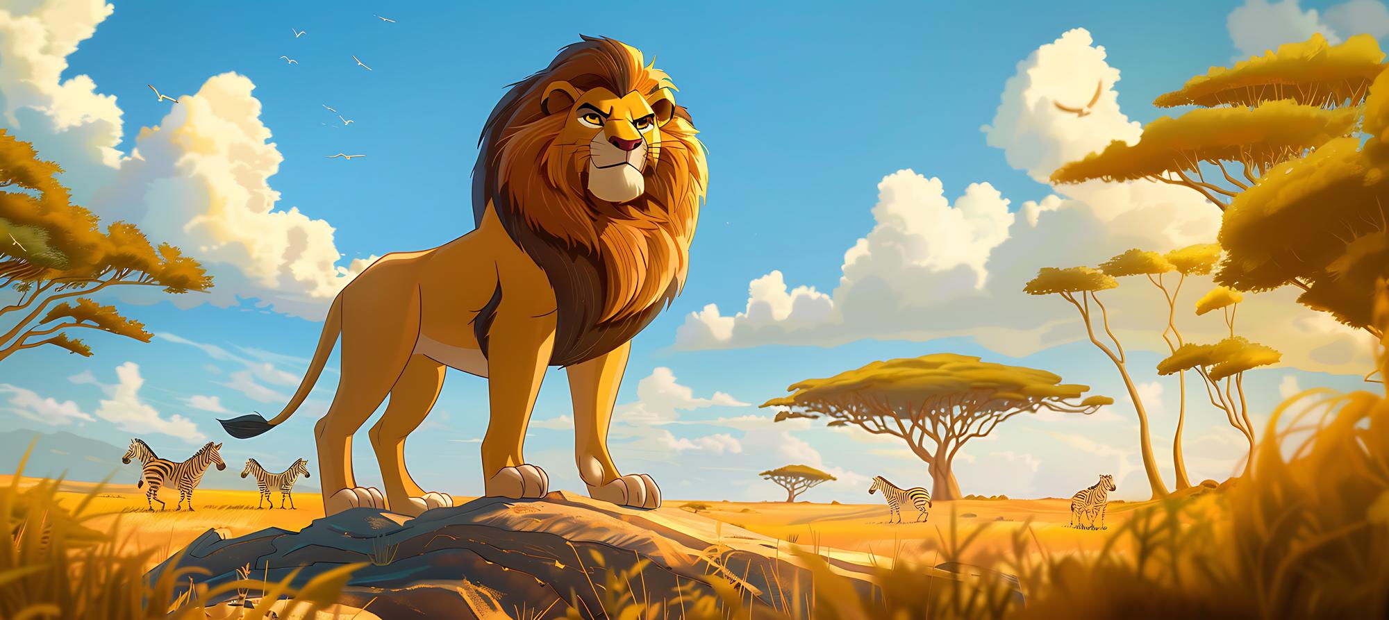 The lion King: Simba