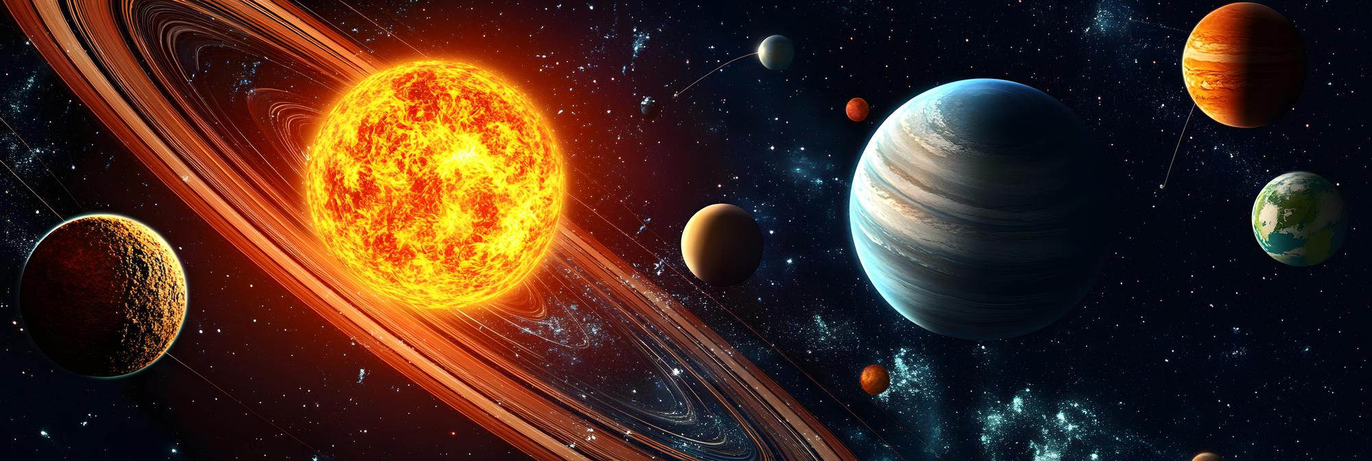 Solar System And Univerce.