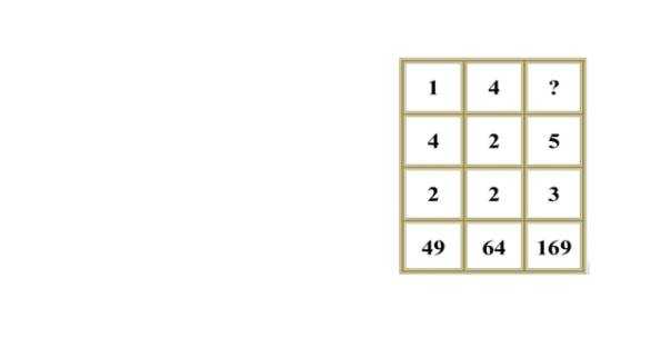 Math exercise (IQ test)
