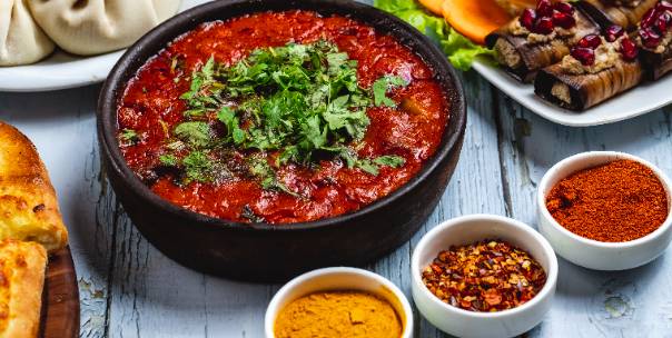 Traditional Nepalese food 