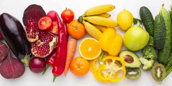 Fruits and vegetables 