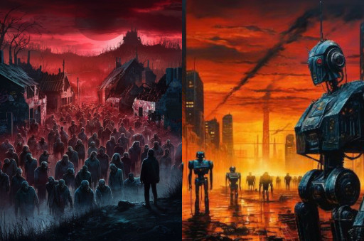 HICH:Would you rather be in a zombie apocalypse or a robot apocalypse?