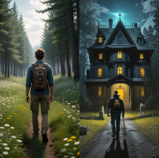 HICH:Would you rather spend a week in the forest or a night in a real haunted house?