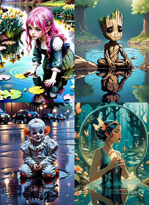 HICH:~Reflections in Water~
Let's Vote and Decide !!