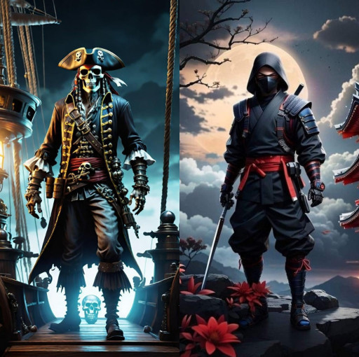 HICH:Would you rather spend the weekend with pirates or ninjas?