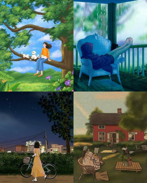 HICH:Sometimes the most productive thing you can do is relax💚
Which of the following photos below finds you most relaxing?