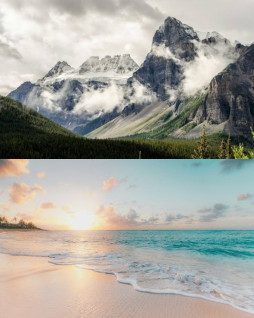 HICH:Beach or mountains?