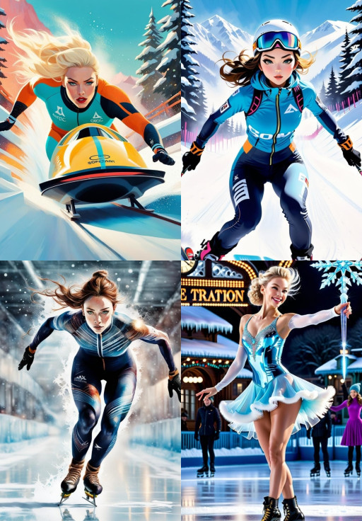 HICH:~Winter Sports~
Choose Your Most Favourite Images