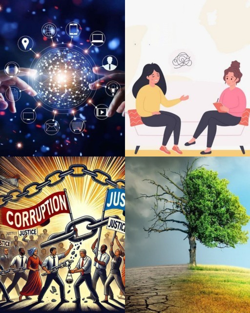 HICH:What is the most important issue to raise awareness about on social media, given its global impact and stigma?