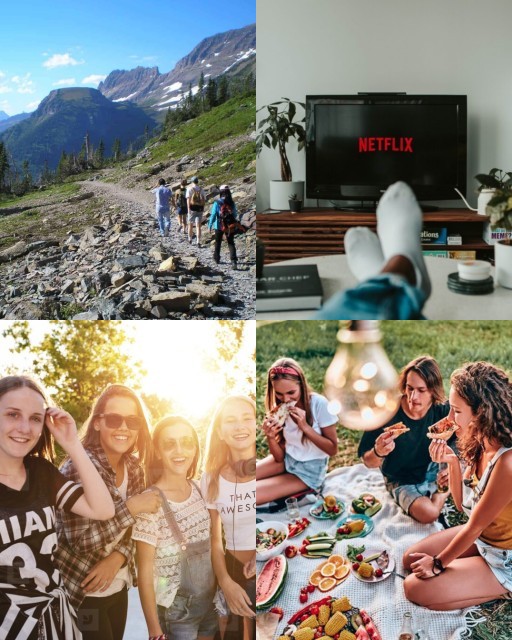 HICH:What’s your perfect way to spend the weekend?