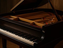HICH:Which instrument has keys, pedals, and strings?