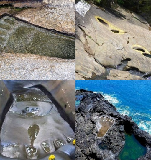 HICH:Which footprints of Bhagwan Hanumanji is located in Sri Lanka?