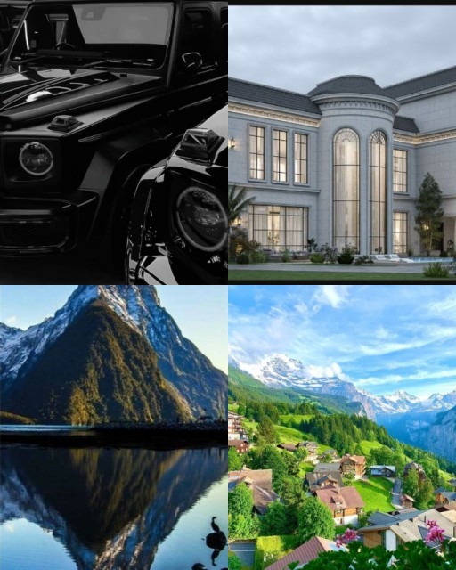 HICH:Which one you attraction first     luxury item ☑️ peaceful mountain ✅