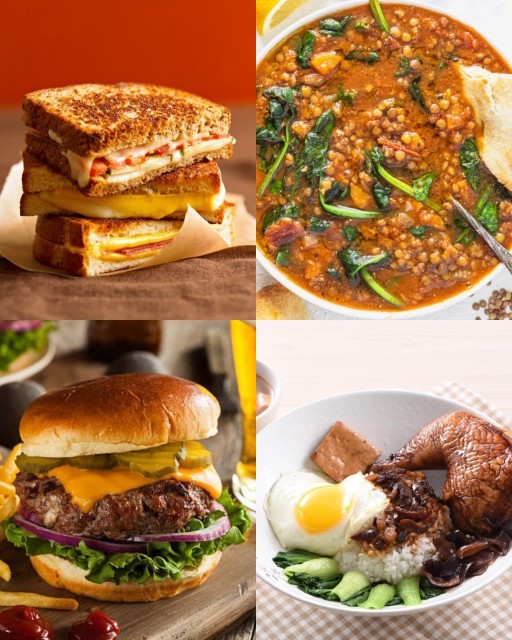 HICH:Which lunch option is high in fiber and helps digestion?