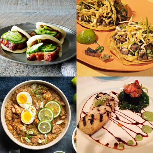 HICH:The pictures below are the signature dishes of some of the famous Chefs in Asia.
Question: which of these is the signature dish of Chef DAVID CHANG?
