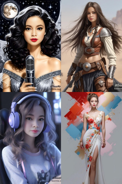 HICH:Hi guys! the pictures below are my dreams of becoming me one day. Which of these do you think suits me?You choose one.