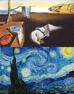 HICH:Which of these paintings was created by Salvador Dali in 1931?
