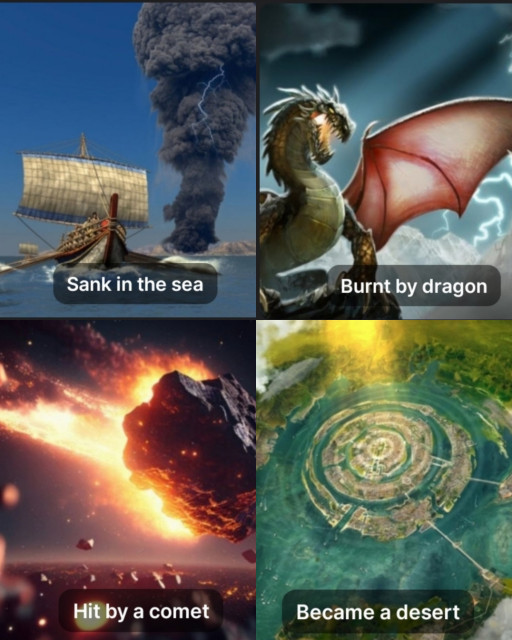 HICH:How did Atlantis disappear? 🫠