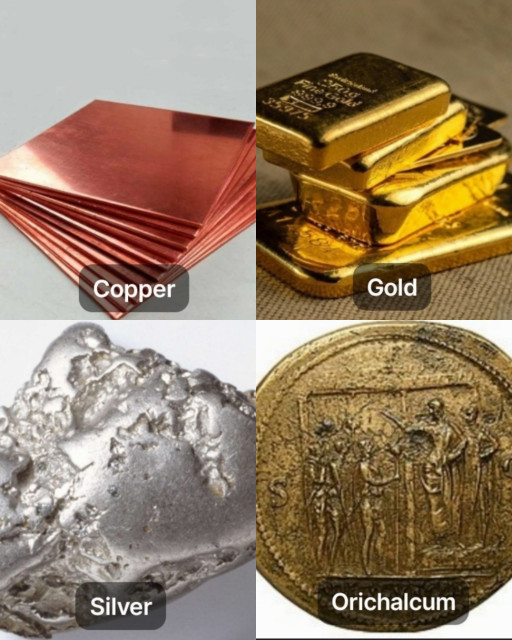 HICH:Which of this metals are often associated with Atlantis?💯👃