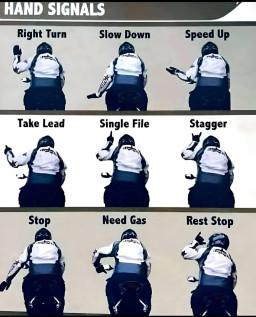 HICH:Did you know about these Rider Hand Signals!!