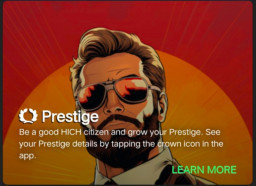 HICH:How to earn More Prestige On Hich?