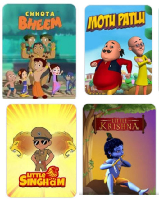 HICH:Which best famous cartoon in indian ?