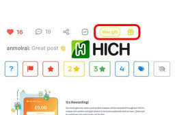 HICH:In your opinion, what amazing benefits come from gifting users on hich?