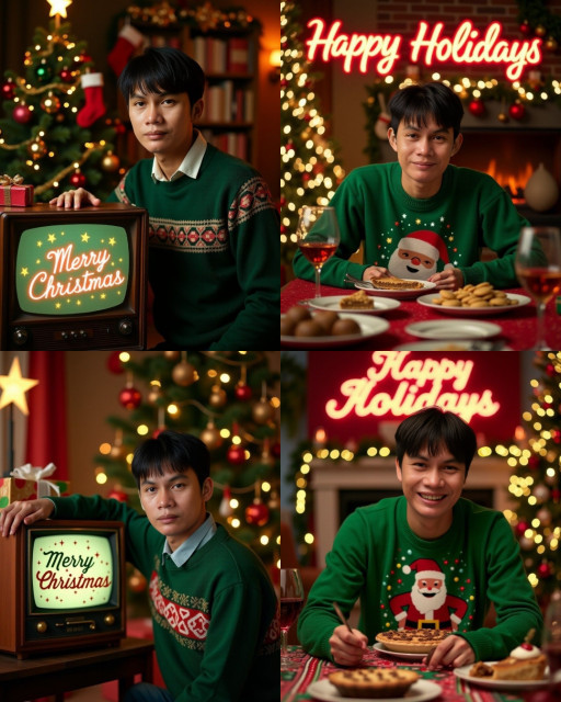 HICH:Merry Christmas HICHEE and all Hichers around World.Choose which one is the Christmas greetings you receive this Season Holidays?#hich#christmas