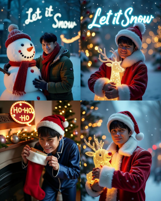 HICH:Merry Christmas Hichers, may your holidays full of joy and happiness.Guide me which of this is your favorite Holidays photo? @Holidays