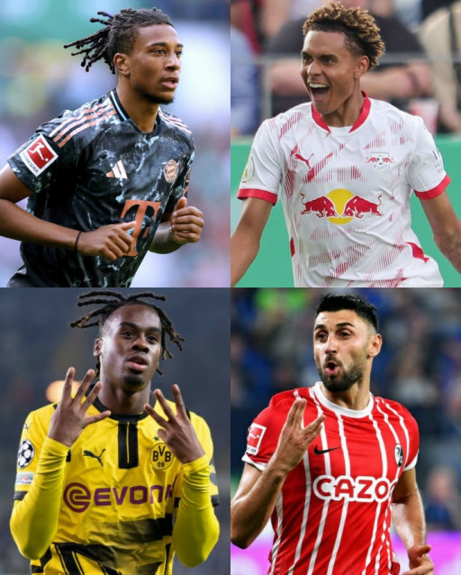 HICH:These are the scariest #wingers in Bundesliga this season. Which one is the most impressive?