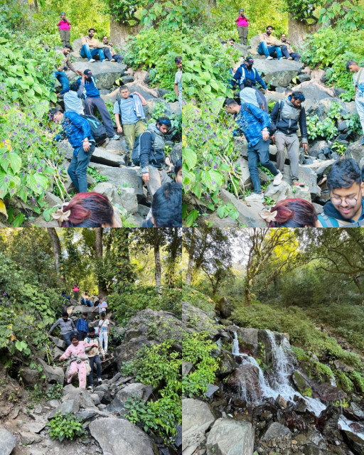 HICH:Trekking in Satal Nanital Waterfall.Which image do you like the most?