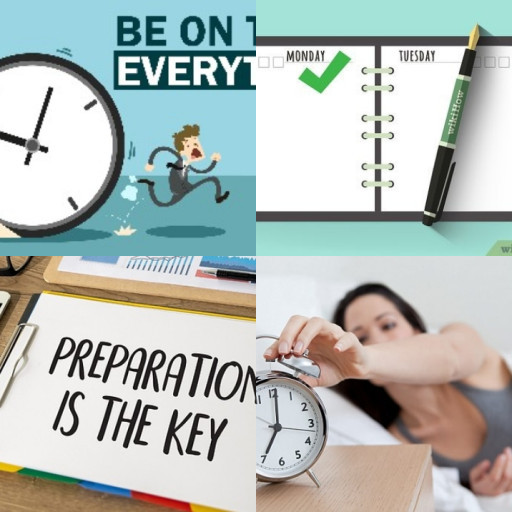HICH:How can I stop being late?