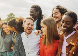 HICH:What you see in the picture where people celebrating diversity and friendship among different race/ethic culture? #hich