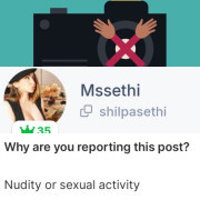 HICH:To all Hicher, please lets care and love this app. Dont let someone ruin this app as dirty as their mind.