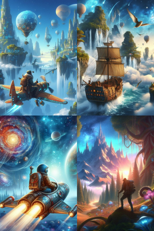 HICH:Imagine you're in magical world but you want to accomplish something, you want to be explorer. On which expedition will you embark to seek adventure?