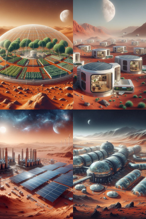 HICH:Imagine it's the future and you're chosen as the leader of the first group of people being sent to settle Mars. What are you building as first? 🤔