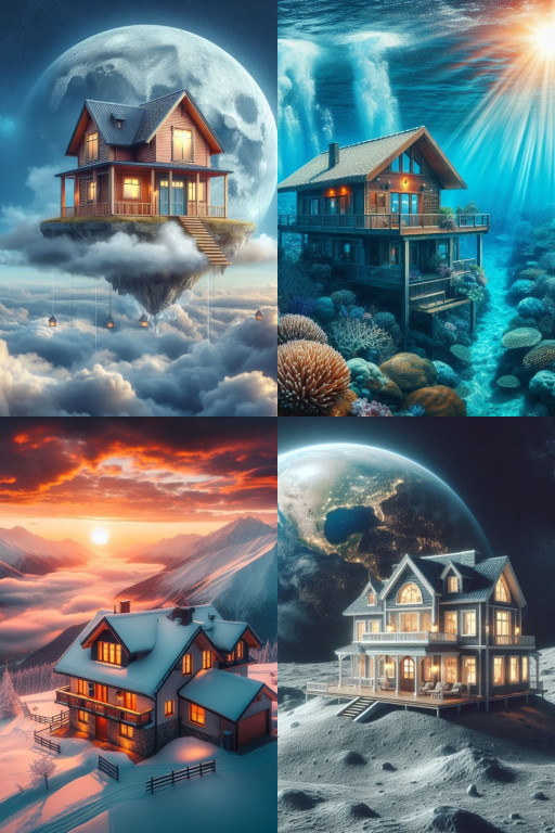 HICH:Imagine if you could build your house anywhere you want in future. Bottom of ocean, high up on the moon, nothing is a limit, where would you do it? 🤔