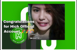 HICH:What emotions does receiving recognition for an official account evoke in you? Congratulations🎉 @lisette27👏